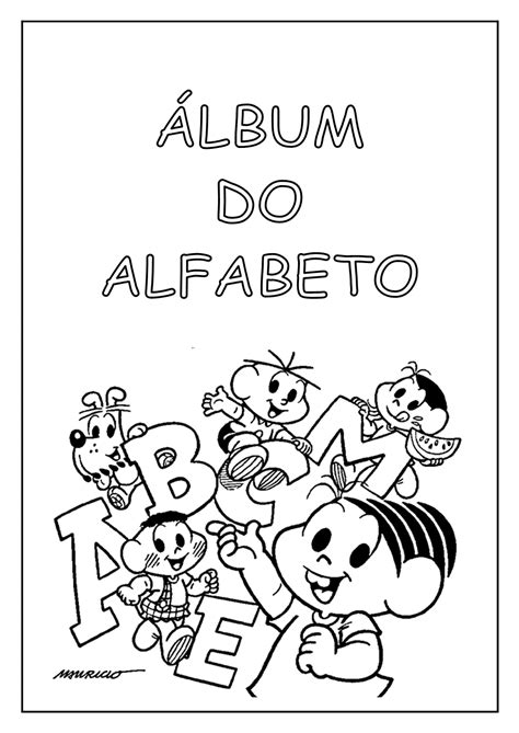 ÁLBUM DE FIGURINHAS DO ALFABETO 